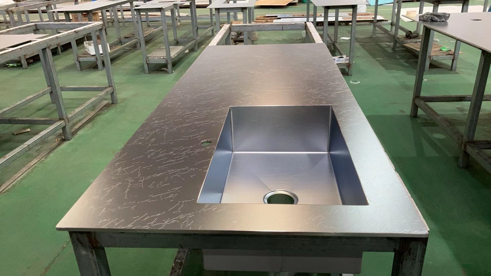 Blat ze stali litej 10mm. Ice crack.