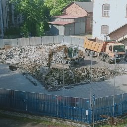 Wykop pod fundamenty Sosnowice 1