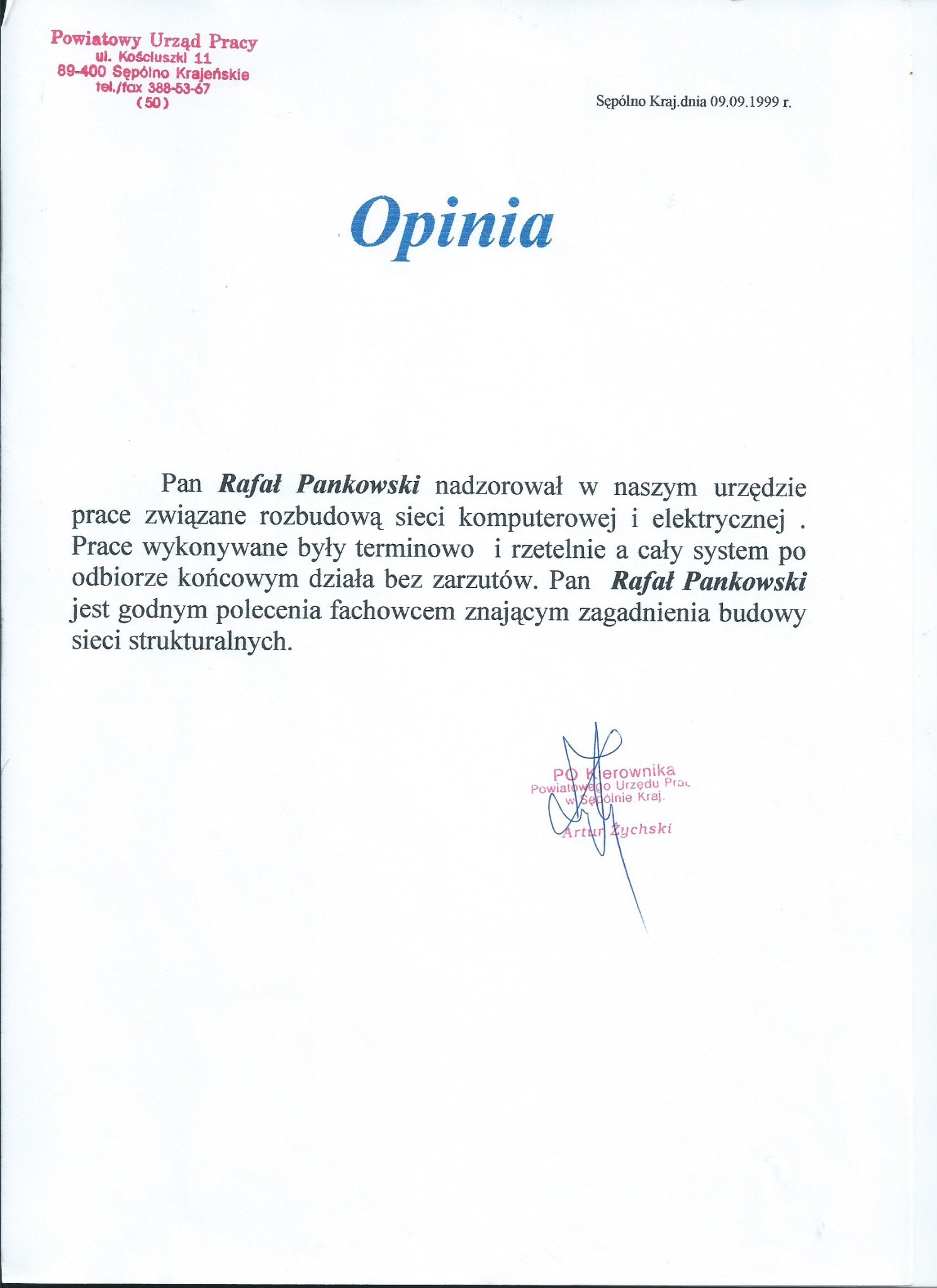 Opinia instalacja elektryczna