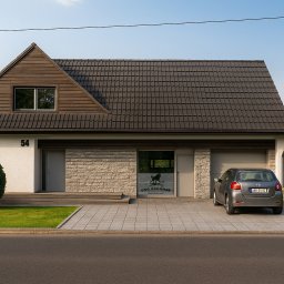 Projekt indywidualny, dom mieszkalny z lokalem usługowym 
Wilkowice - 187 m2