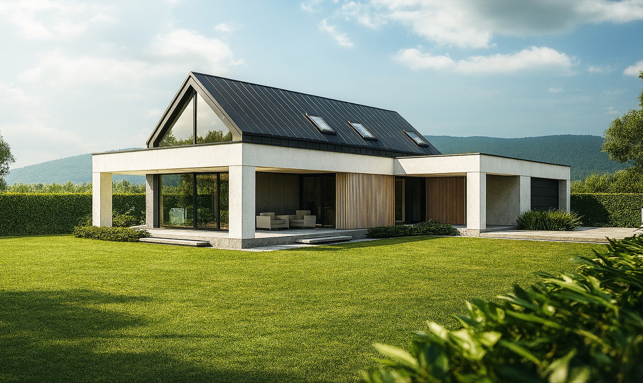 Projekt indywidualny Cięcina - 266m2