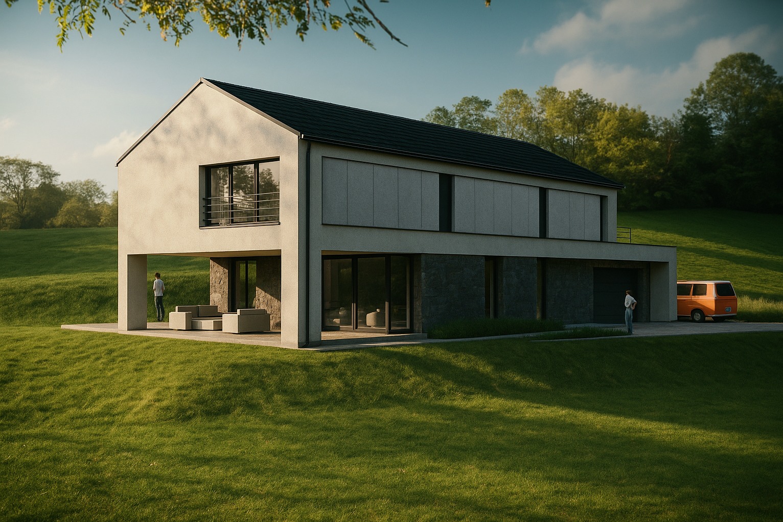 Projekt indywidualny Kozy - 293 m2