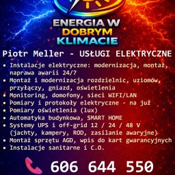 Piotr Meller Energia w Dobrym Klimacie - Projektant instalacji elektrycznych Goleni&oacute;w
