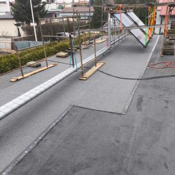 Pokrycie dachu papą 