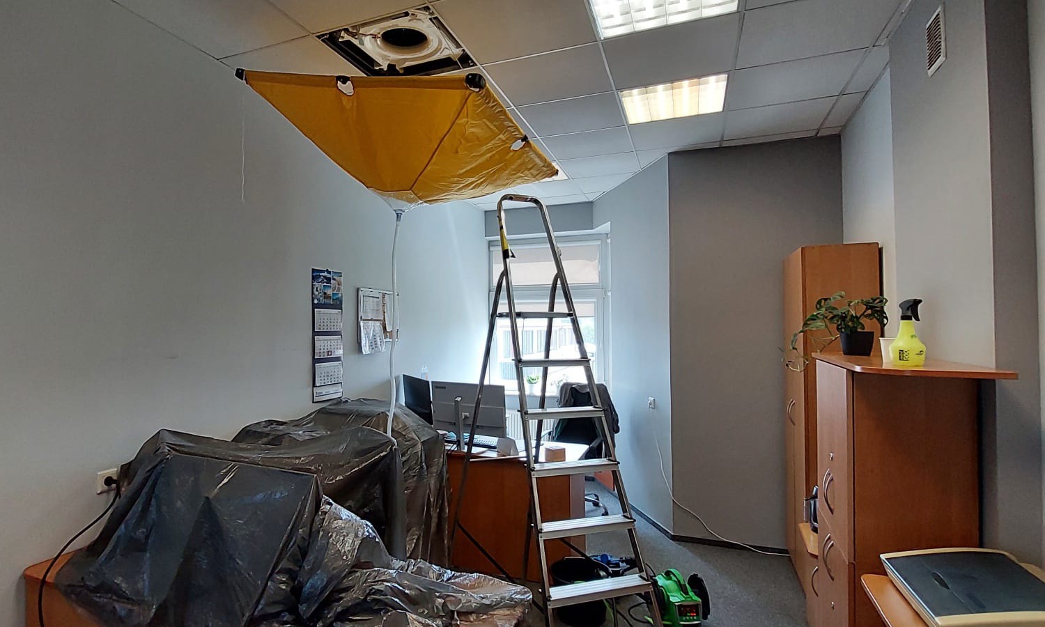 W trakcie czyszczenia