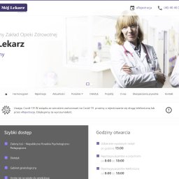 JAHMAN-DESIGN Jarosław Paśniewski - Strona przychodni Mój Lekarz