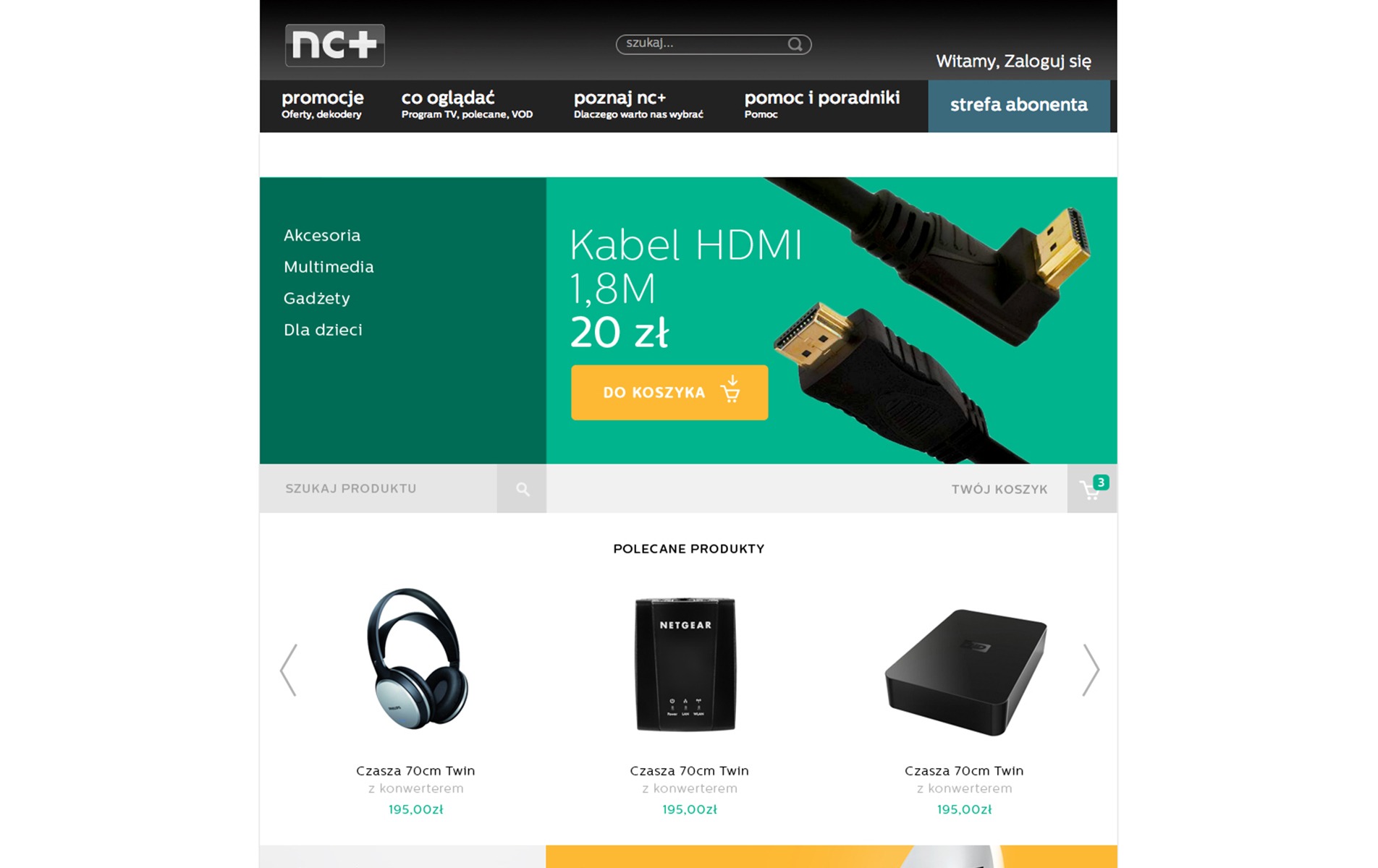 Sklep internetowy nc+