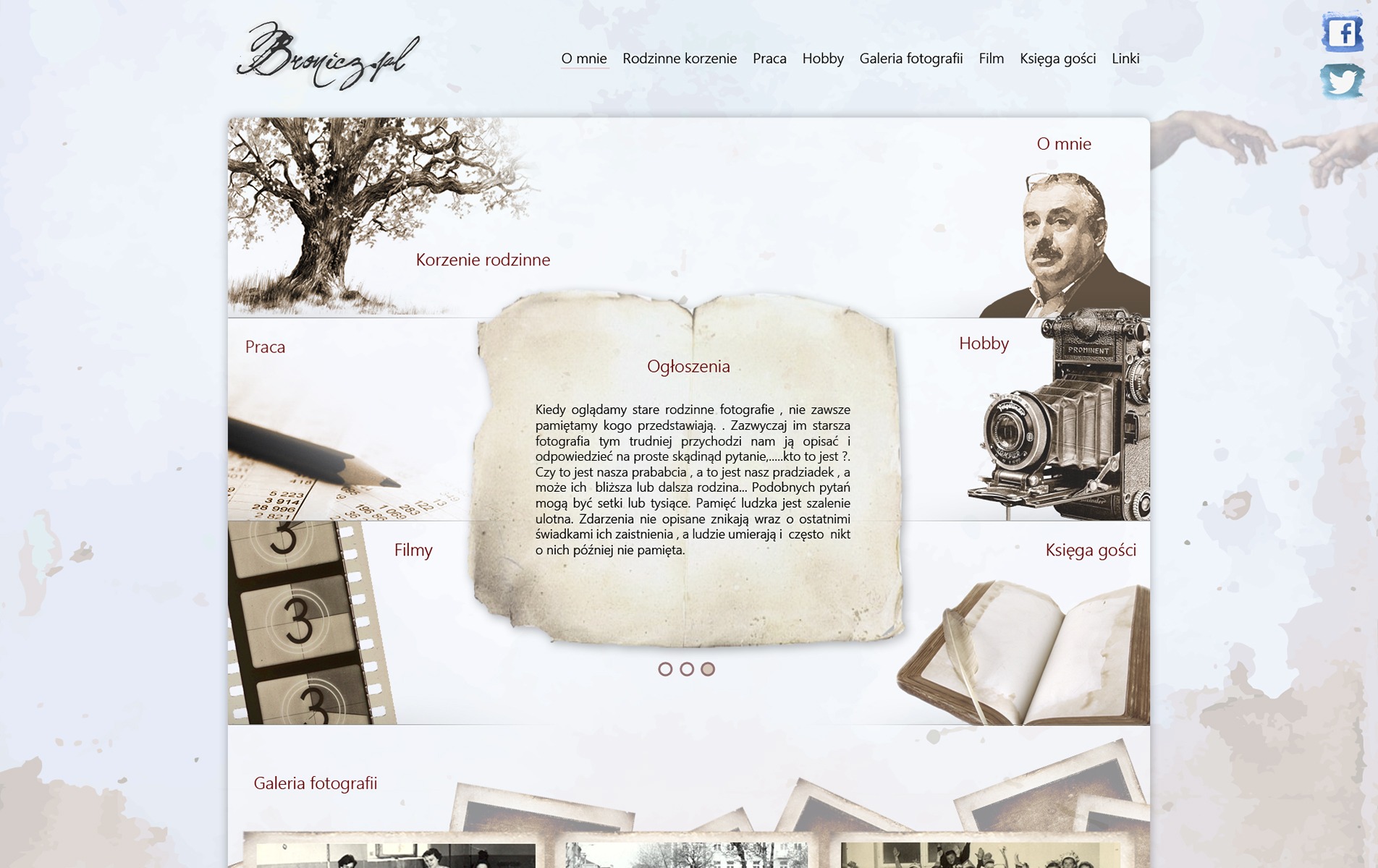 Strona Waldemara Bronicza