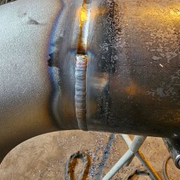 Tani-Spaw - Spawanie rury czarnej ze szczeliną metodą tig pod badanie Rtg