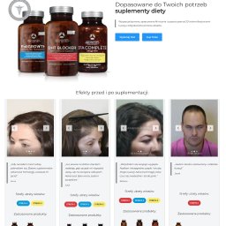 Sklep Internetowy specjalistyczny z Landing Pagem