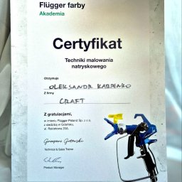 CRAFT Oleksandr Karpenko - Malowanie elewacji Sopot