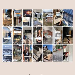 Limbic - Kolekcja zdjęć realizacji: drzwi Gerda, tarasola, brama garażowa z nadrukiem, okna Oknoplast, kobieta na tle realizacji. Prezentacja portfolio firmy.