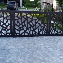 Ogrodzenie aluminiowe wycinane laserowo w miejscowości Tarnawa.