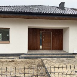 Elewacja + lamele elewacyjne