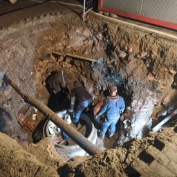 Firma Usługowo - Handlowa „ARMATURA” Dariusz Leśko - Wymiana studni kanalizacyjnej