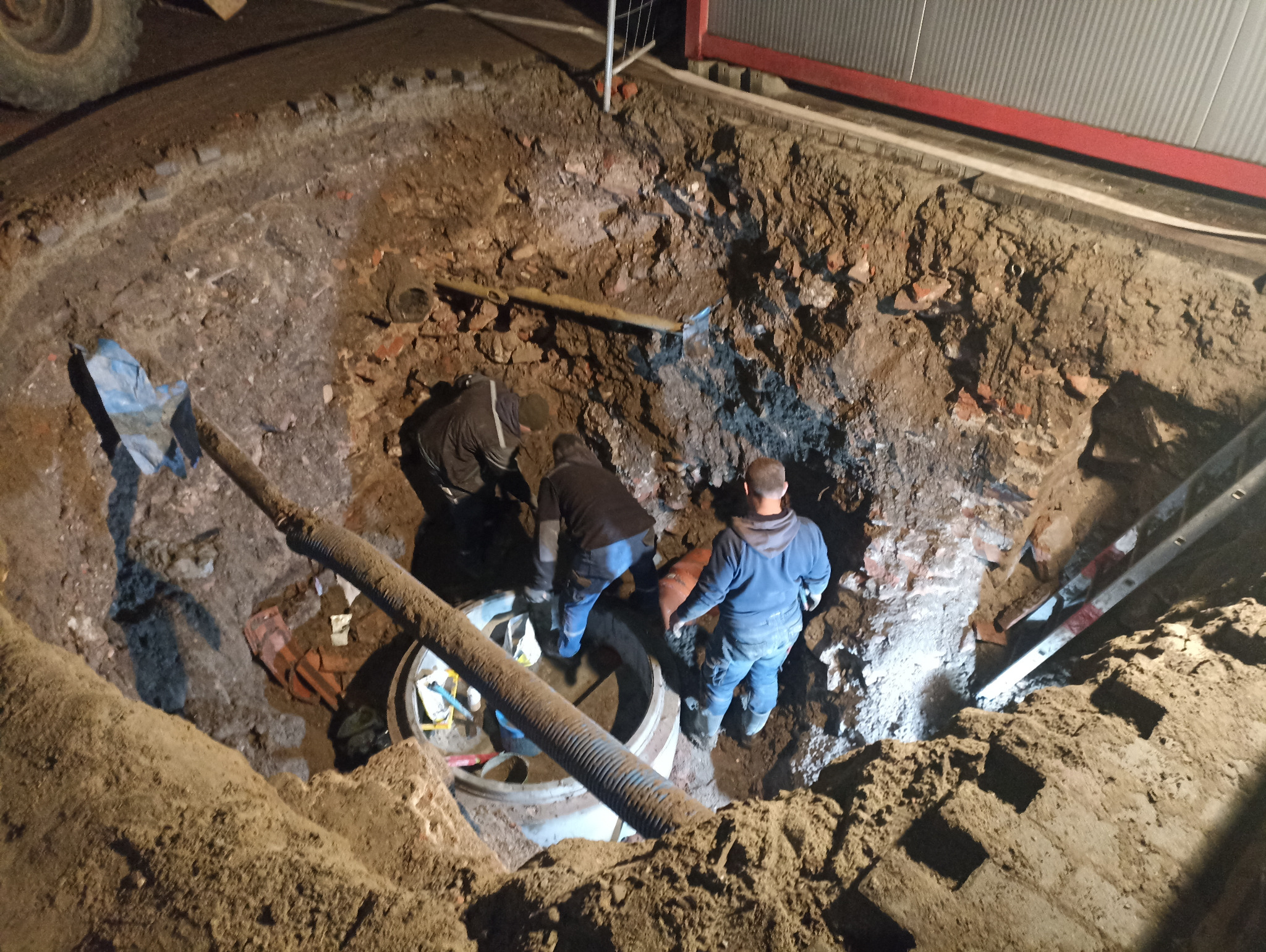 Wymiana studni kanalizacyjnej