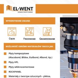 EL-WENT SP&Oacute;ŁKA Z OGRANICZONĄ ODPOWIEDZIALNOŚCIĄ - Frezowanie cnc Mich&oacute;w