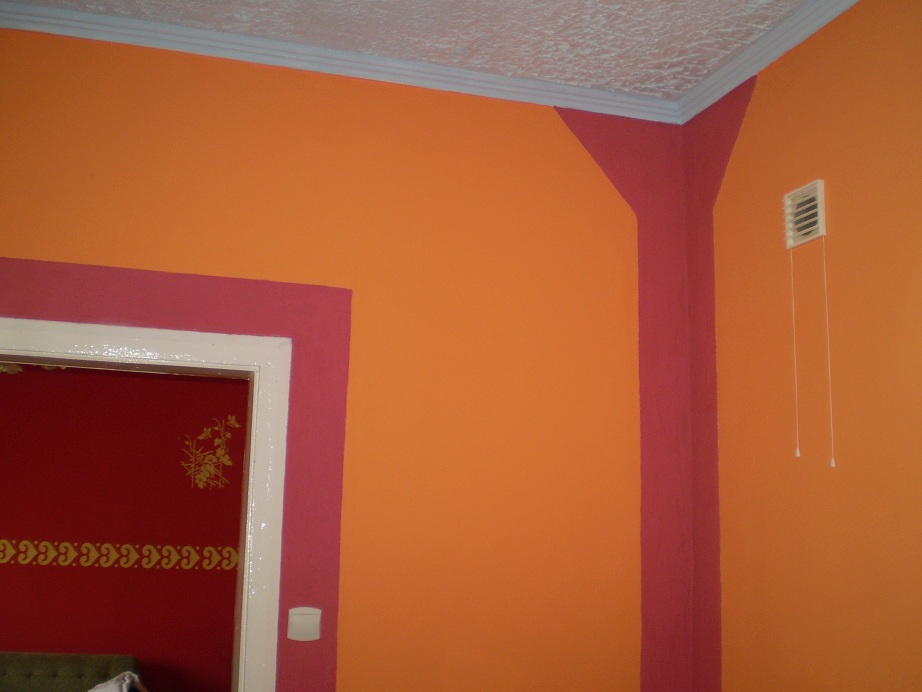 Gładź szpachlowa z tynkiem ozdobnym