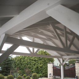 konstrukcja wiaty dwuspadowej