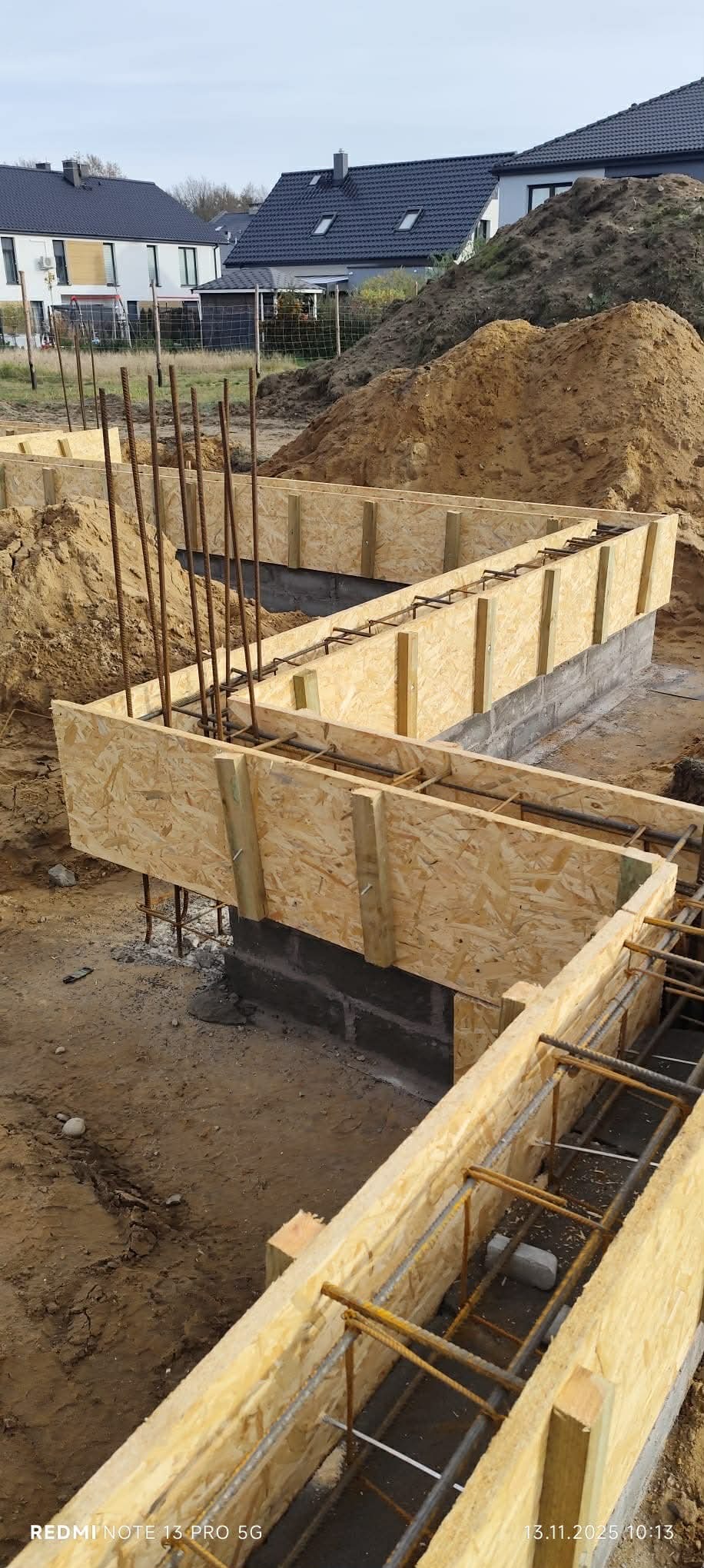 Szalunek ławy fundamentowej