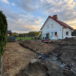 Wykop pod fundamenty Sławków 2