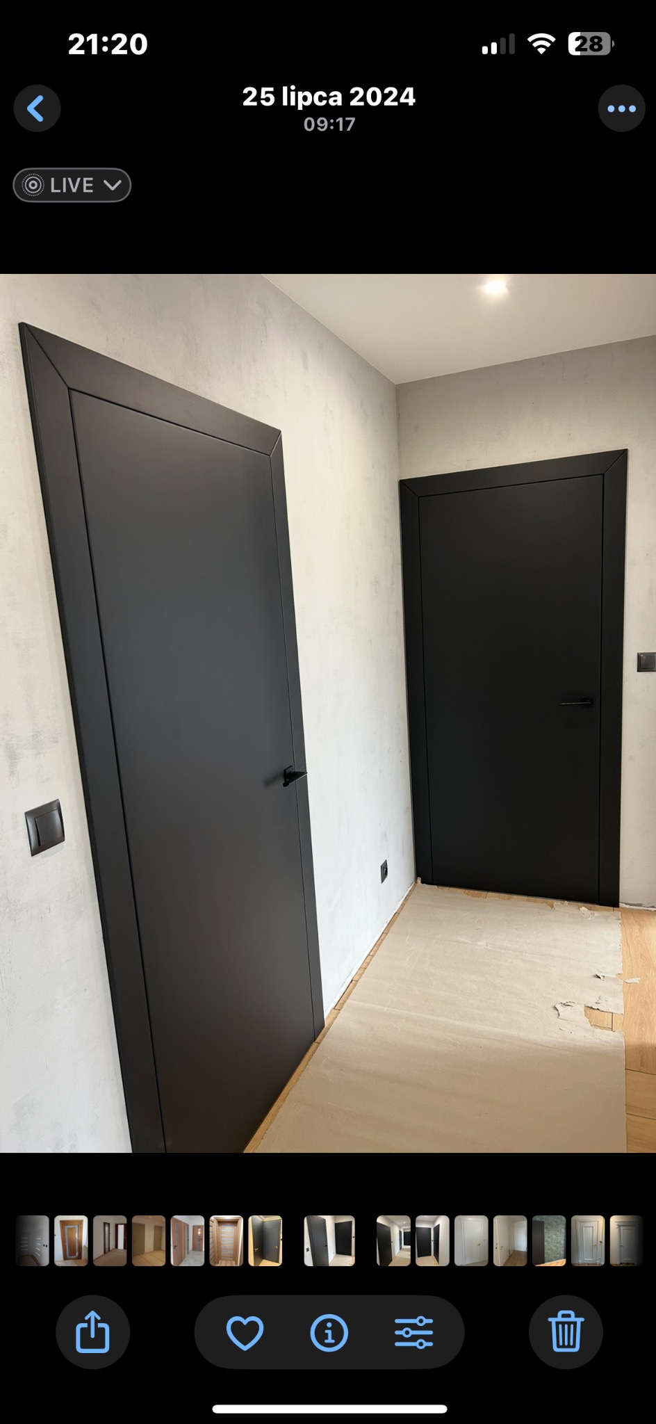 Drzwi wewnętrzne rewersyjne