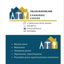 ŁUKASZ CHARZYŃSKI USŁUGI BUDOWLANE - Drzwi Łazienkowe Nasielsk