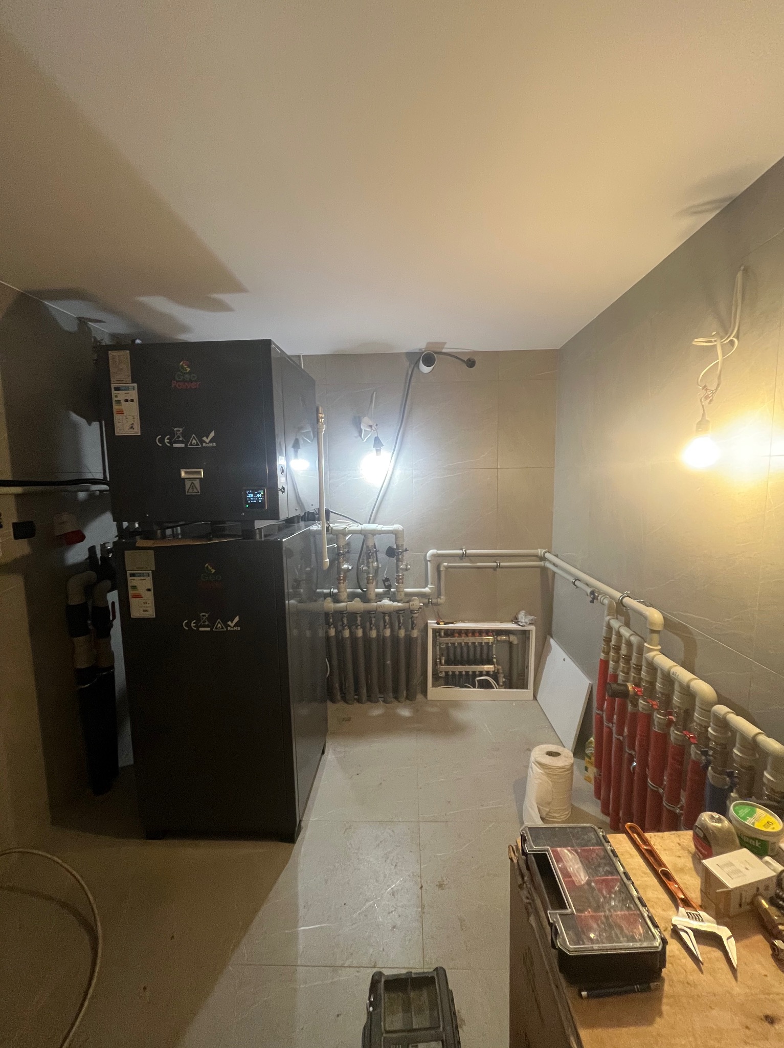 Kotłownia z pompą ciepła