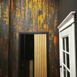 Ścianka wystawy dzwi w Salonie sprzedaży Jawor Parkiet Kraków ul.zakopianska.