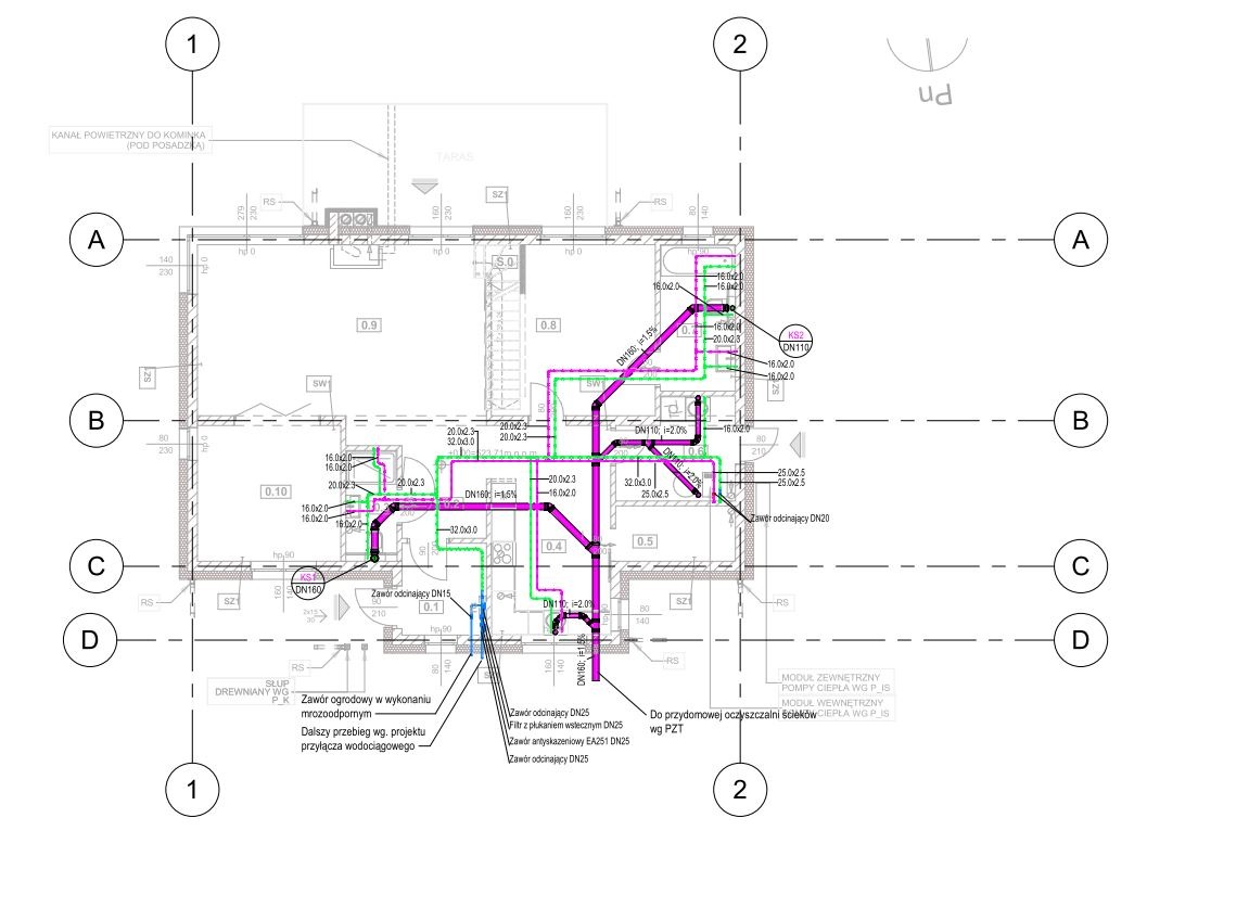Przykładowy projekt inst. wod-kan
