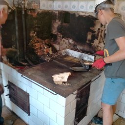 Rozbiórki budynków Kępie Zaleszańskie 2