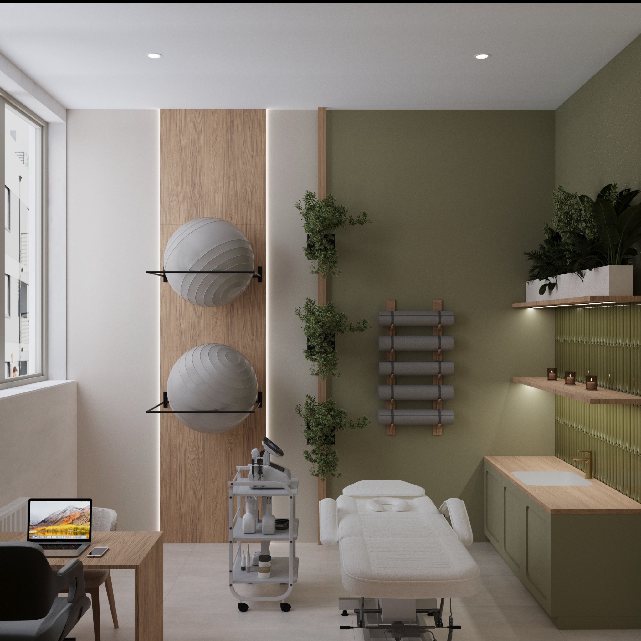 Gabinet fizjoterapii urologicznej 62 m2 Szczecin