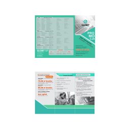 Aerie studio - Ulotka reklamowa Globit ISP z ofertą pakietów światłowodowych, internetu i telewizji. Promocja wiosenna 2018, szczegóły oferty, pakiety i ceny.