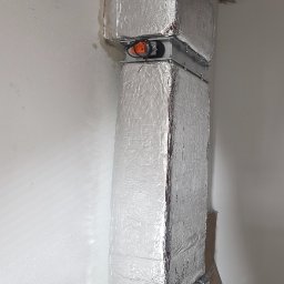 Instalacja nawiewu w stacji pomp p-poż.