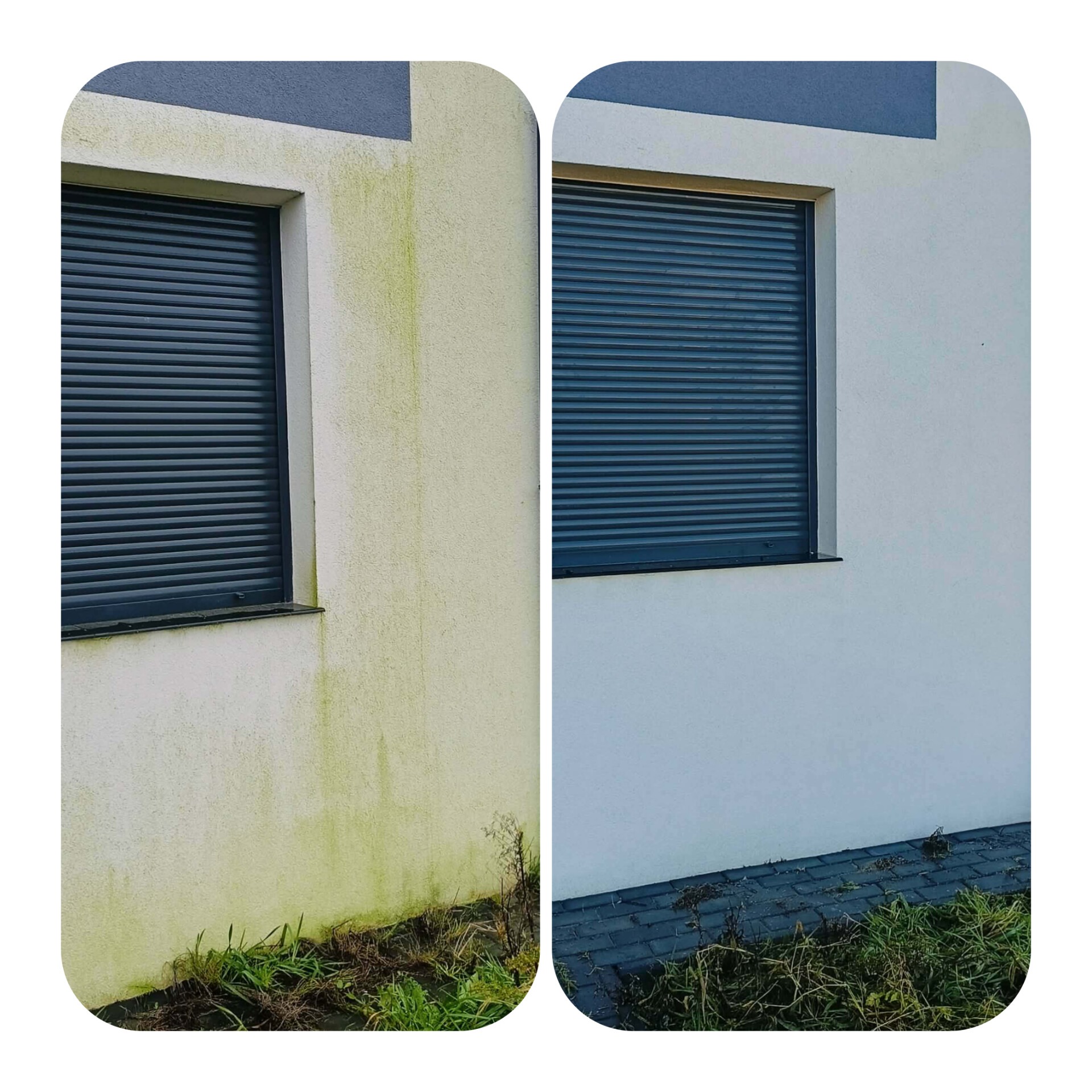 Eketk mycia przede i po