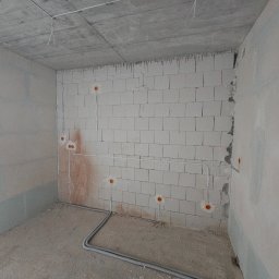 Przygotowanie instalacji pod przyszły aneks kuchenny w nowo budowanym budynku