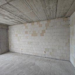 Instalacja pod przyszłą sypialnie w nowo budowanym budynku