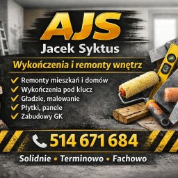 AJS Usługi Og&oacute;lnobudowlane Jacek Syktus - Malowanie Lokali Firmowych Limanowa