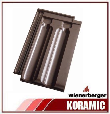 Dachówka Marsylka Tradi 15 KORAMIC Czarna zabytkowa angoba