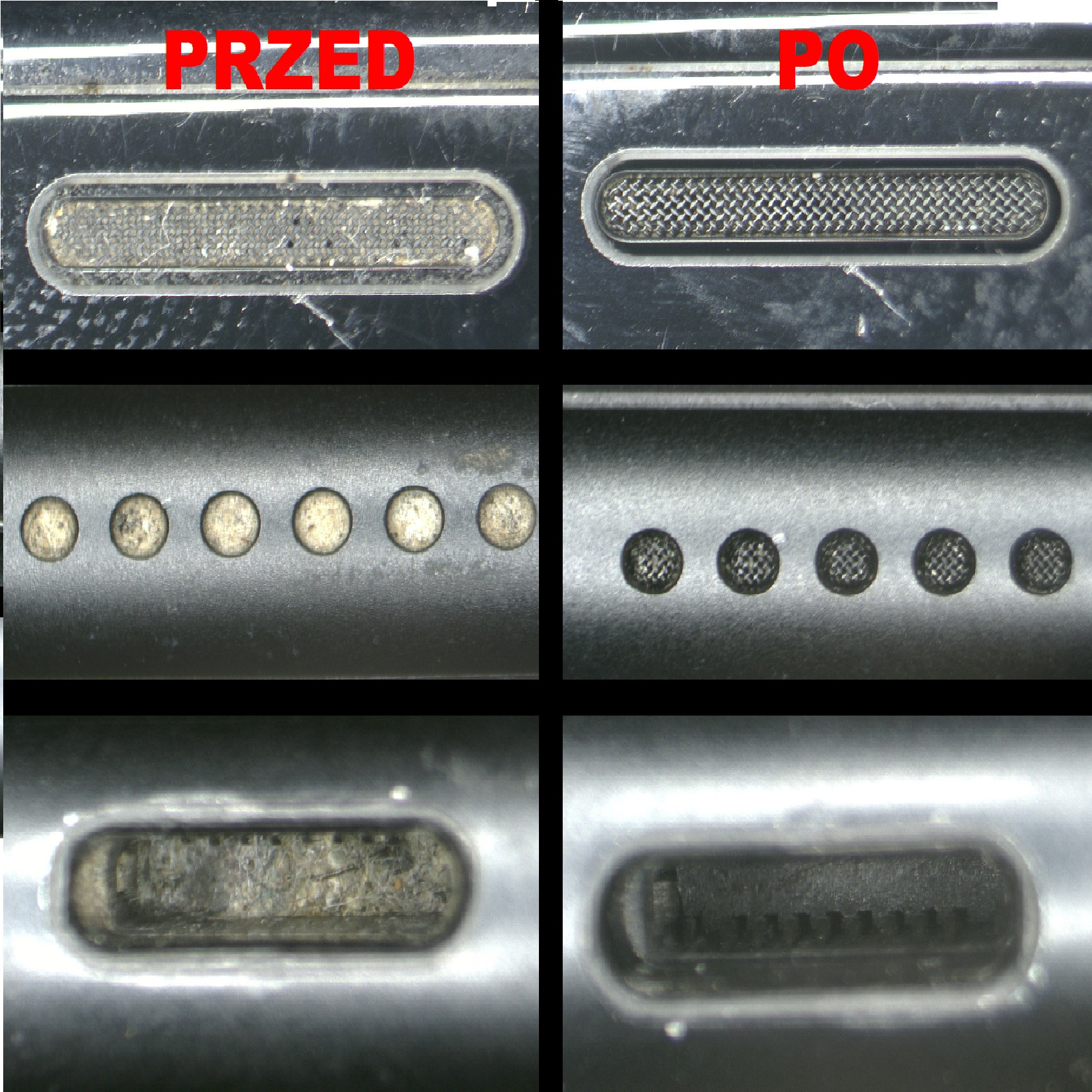 Udrożnienie i czyszczenie urządzeń mobilnych