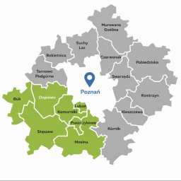 Glanc Cleaner działa na terenie powiatu poznańskiego. Dojeżdżamy w każdym terminie wcześniej uzgodnionym z Klientem. Działamy również wieczorami i w weekendy oraz po godzinach pracy Twojej firmy by nie było przerw w pracy.