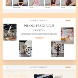 Landing Page dla studia pilates