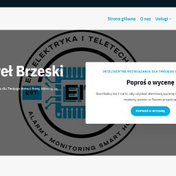 ostatnio realizowany projekt strony (wordpress)