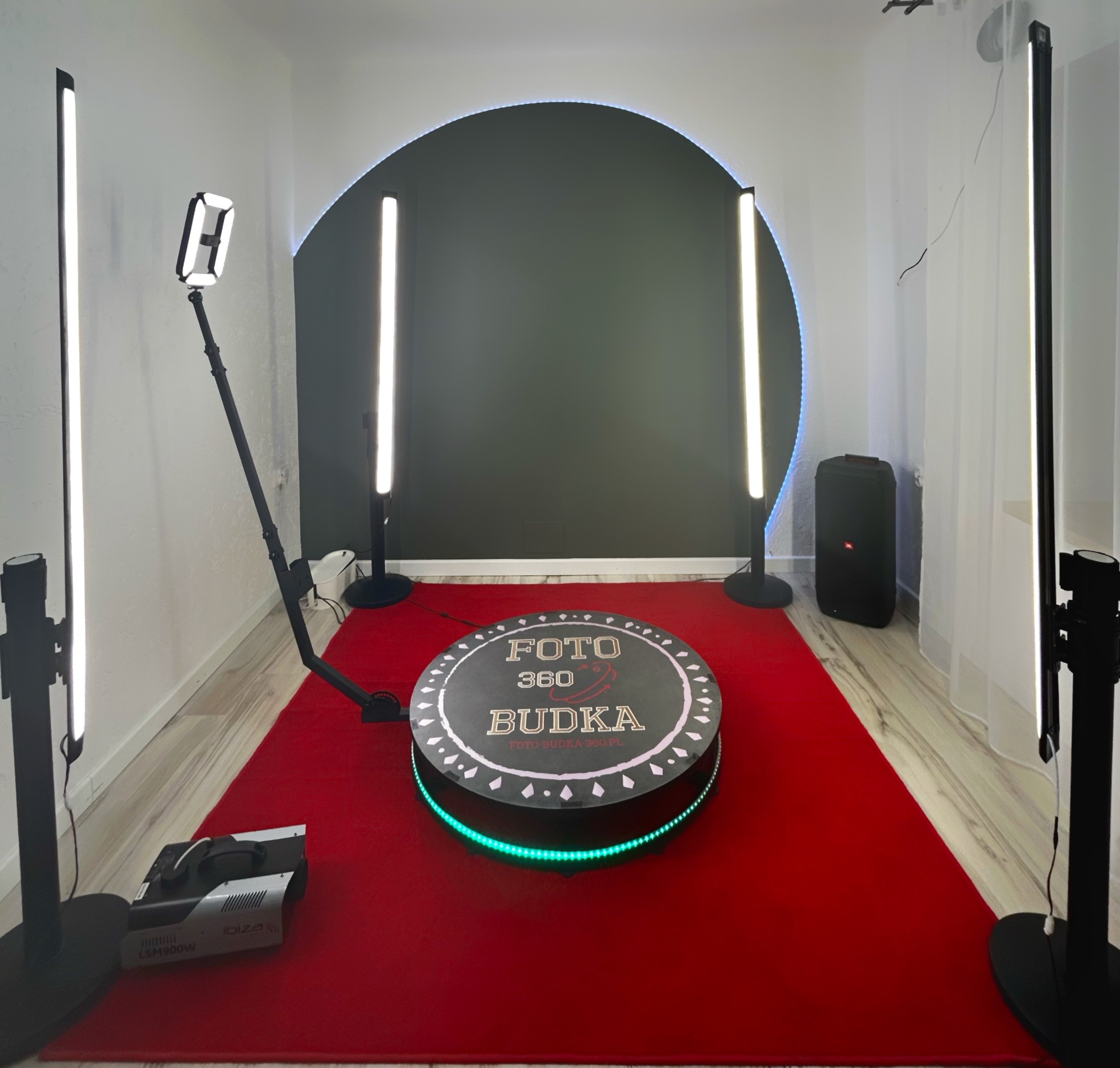 Pokój fotobudki - możliwy wynajem pomieszczenia na Booksy
