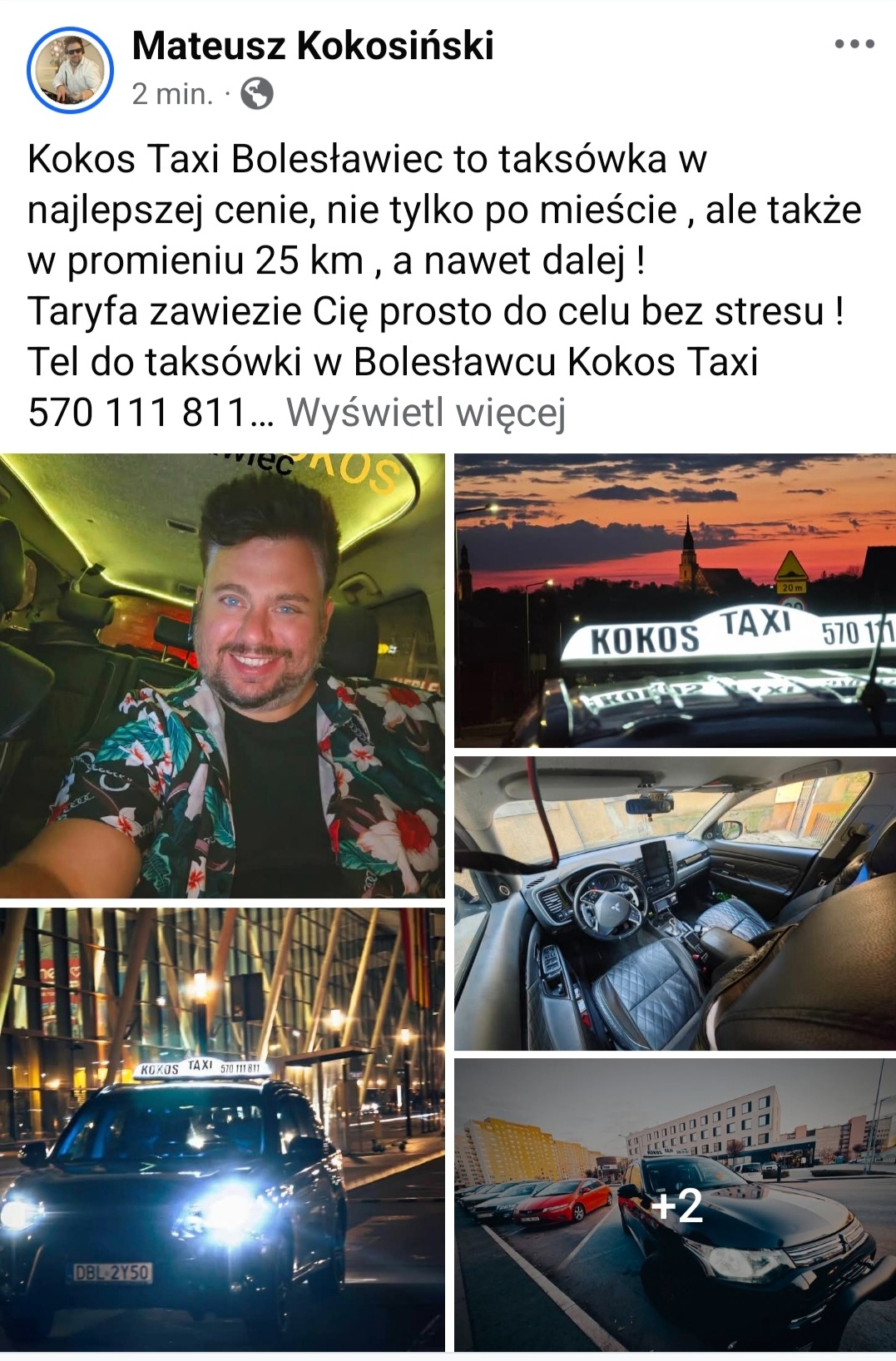 Taxi Bolesławiec – Taksówka Kokos. Tania taryfa i szybki dojazd