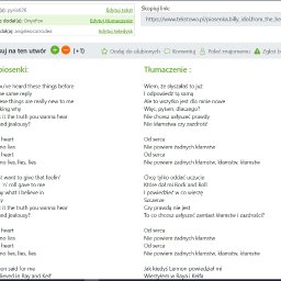 Tłumaczenie piosenki From the Heart z języka angielskiego na polski