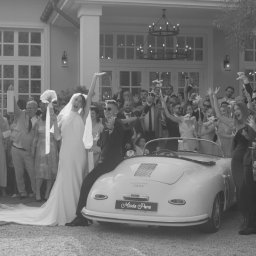 Michał Kochanowicz - Klatka z filmu ślubnego Dominiki i Tomasza.