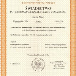 Świadectwo Technik Rachunkowości