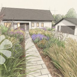 Różnorodnie kolorowe wejście do domu