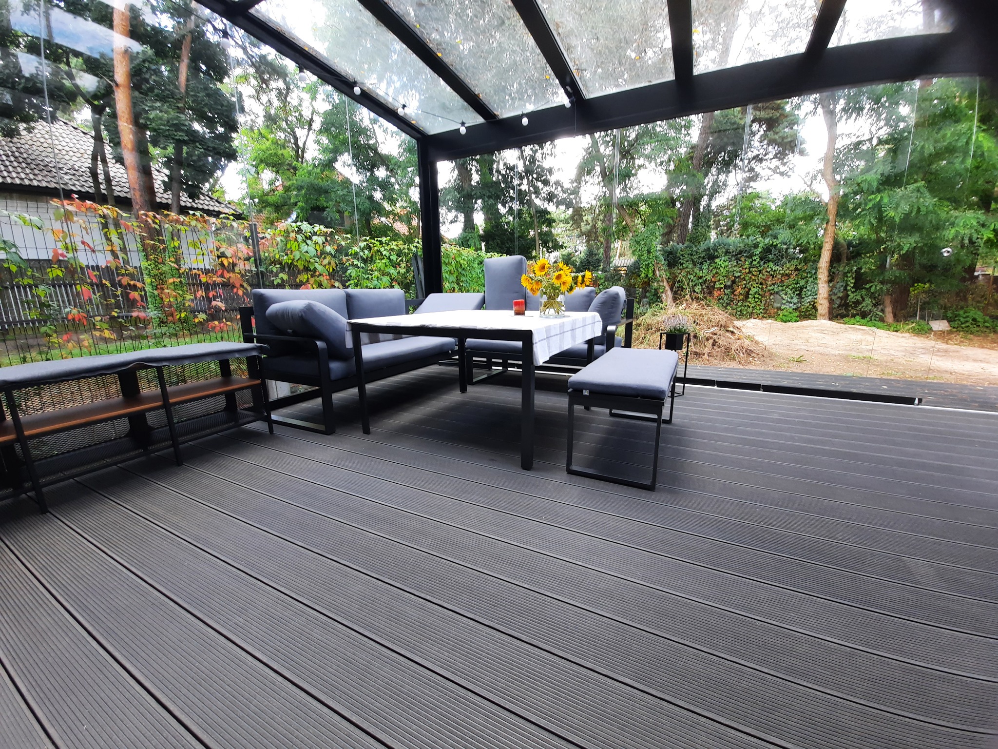 Deska kompozytowa ryflowana Grafitowa